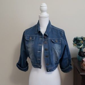 NOFUZE Jean's Cropped Jacket